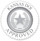 Kansas Approved Seal for Defensive Driving Course