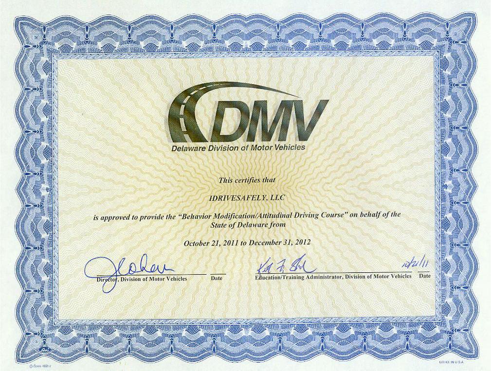 Delaware Approval Letter