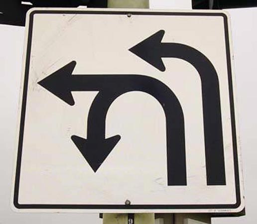 U-Turn Sign