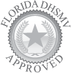 Florida State Approved Seal for Traffic School Course Florida DHSMV Approved