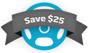 Save $25 on Behind-The-Wheel Training
