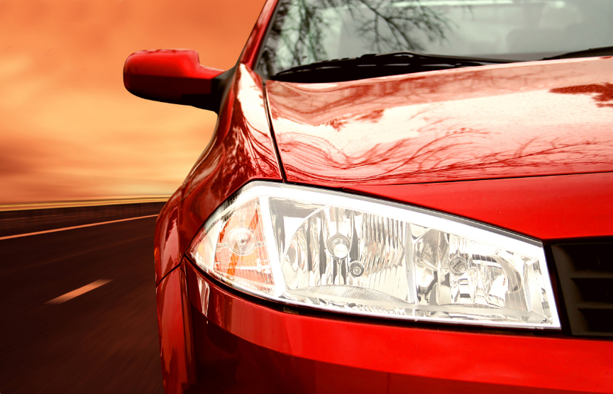 Red sports car