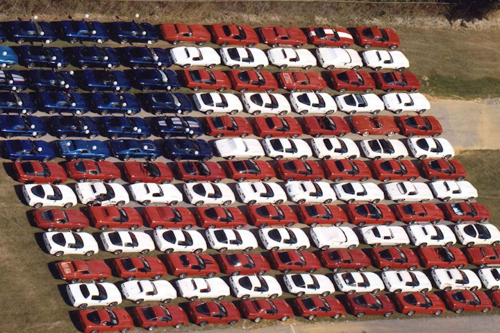 american flag cars